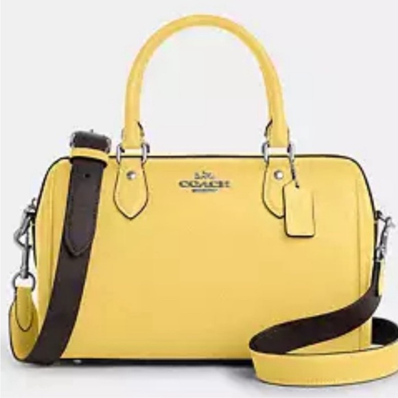 NWT Yellow Coach Rowan Satchel - Picture 5 of 5